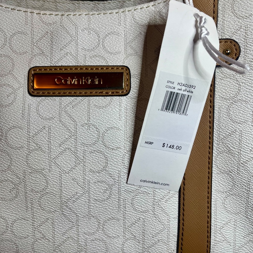 Calvin Klein Hudson Monogram Satchel - Picture 2 of 7